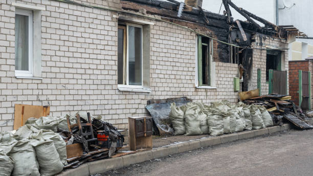 Professional Fire Damage Removal technician working in Kirkland, WA